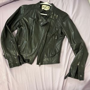 Reiss 1971 leather biker jacket